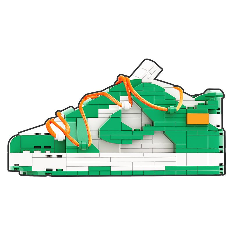 "Off-White Pine Green" Inspired SB Dunk Bricks / Building Blocks Set