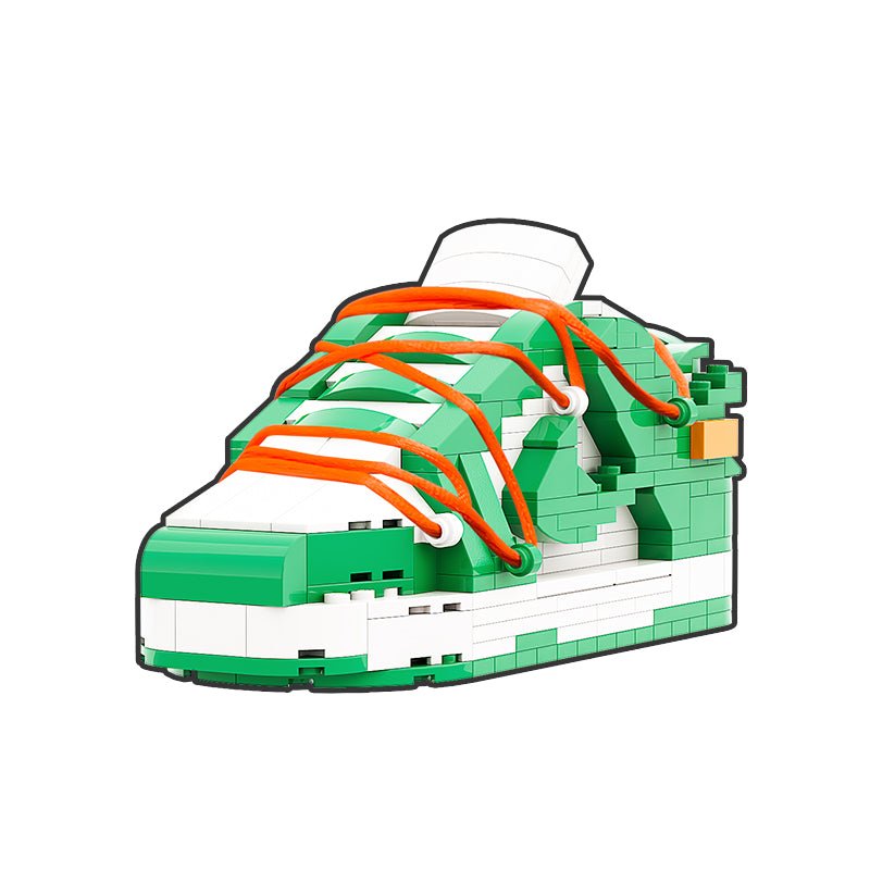 "Off-White Pine Green" Inspired SB Dunk Bricks / Building Blocks Set