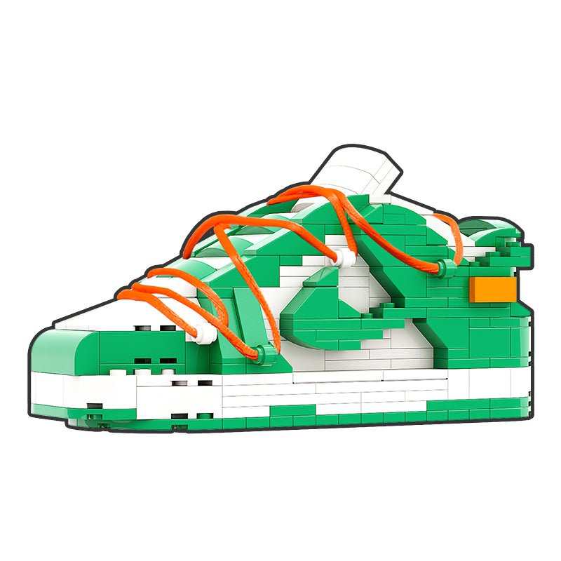 "Off-White Pine Green" Inspired SB Dunk Bricks / Building Blocks Set