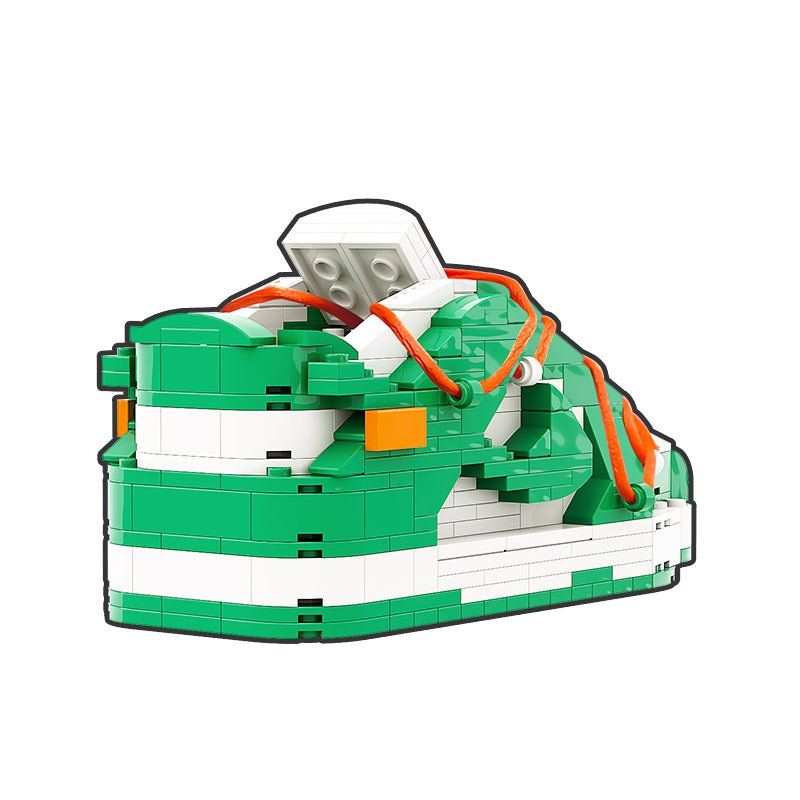 "Off-White Pine Green" Inspired SB Dunk Bricks / Building Blocks Set