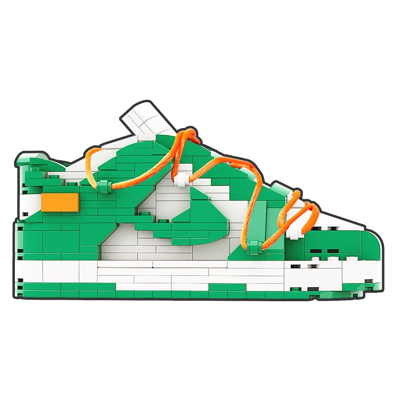 "Off-White Pine Green" Inspired SB Dunk Bricks / Building Blocks Set