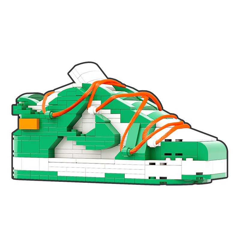 "Off-White Pine Green" Inspired SB Dunk Bricks / Building Blocks Set