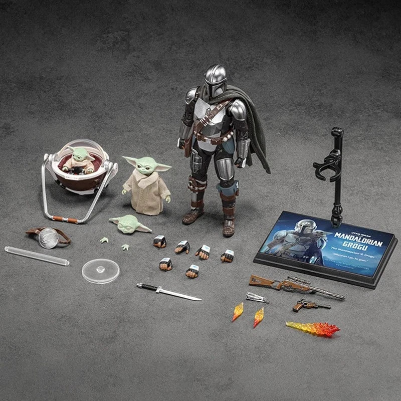 ZD Toys Grogu and Mandalorian box set