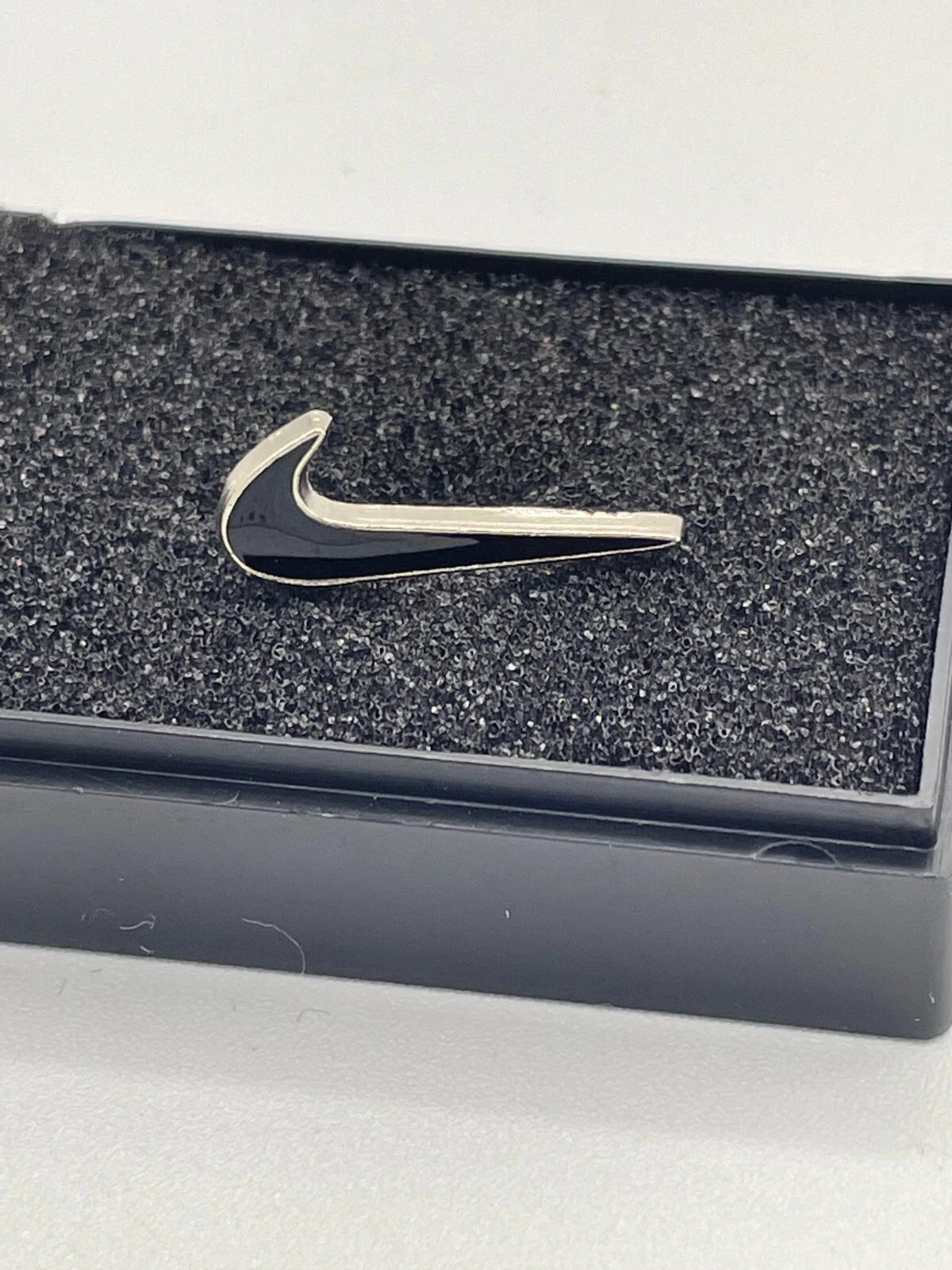 Nike Swoosh Black Logo Enamel Pin