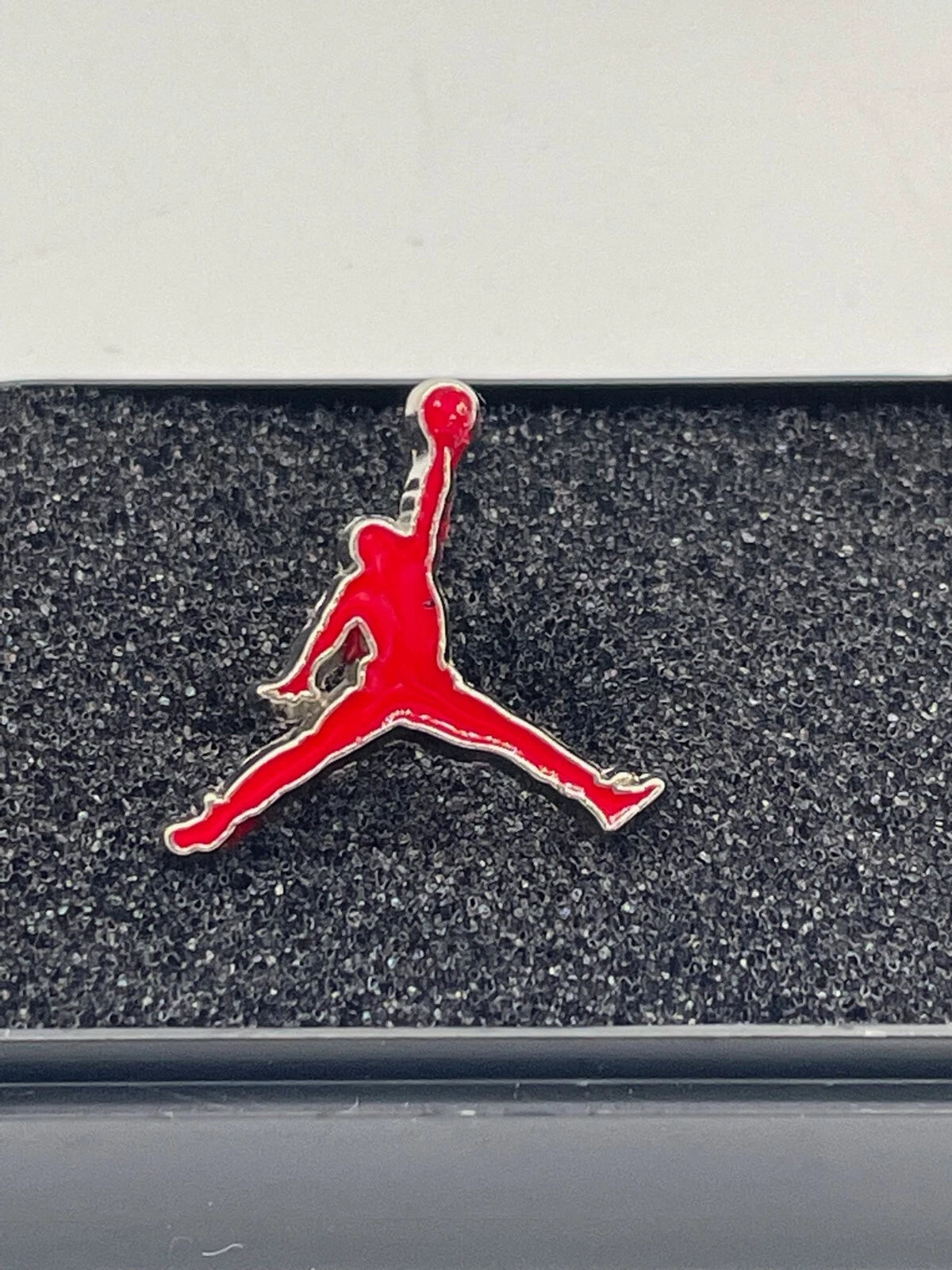 Air Jordan Jumpman Red Logo Enamel Pin
