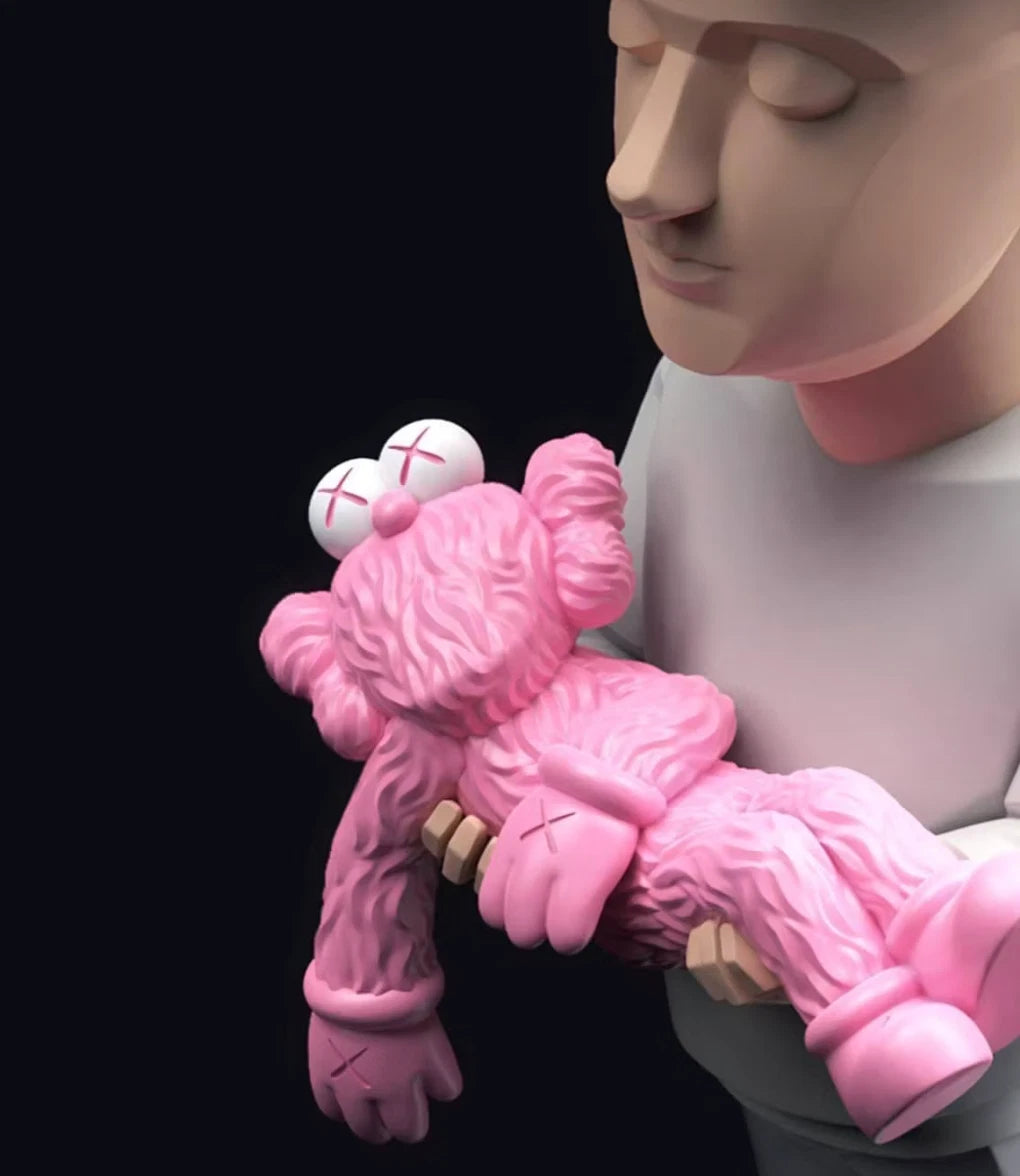 Celebrity Artist Actor Designer Culture Luxury Figure (Bryan Donnelly KAWS Pink)