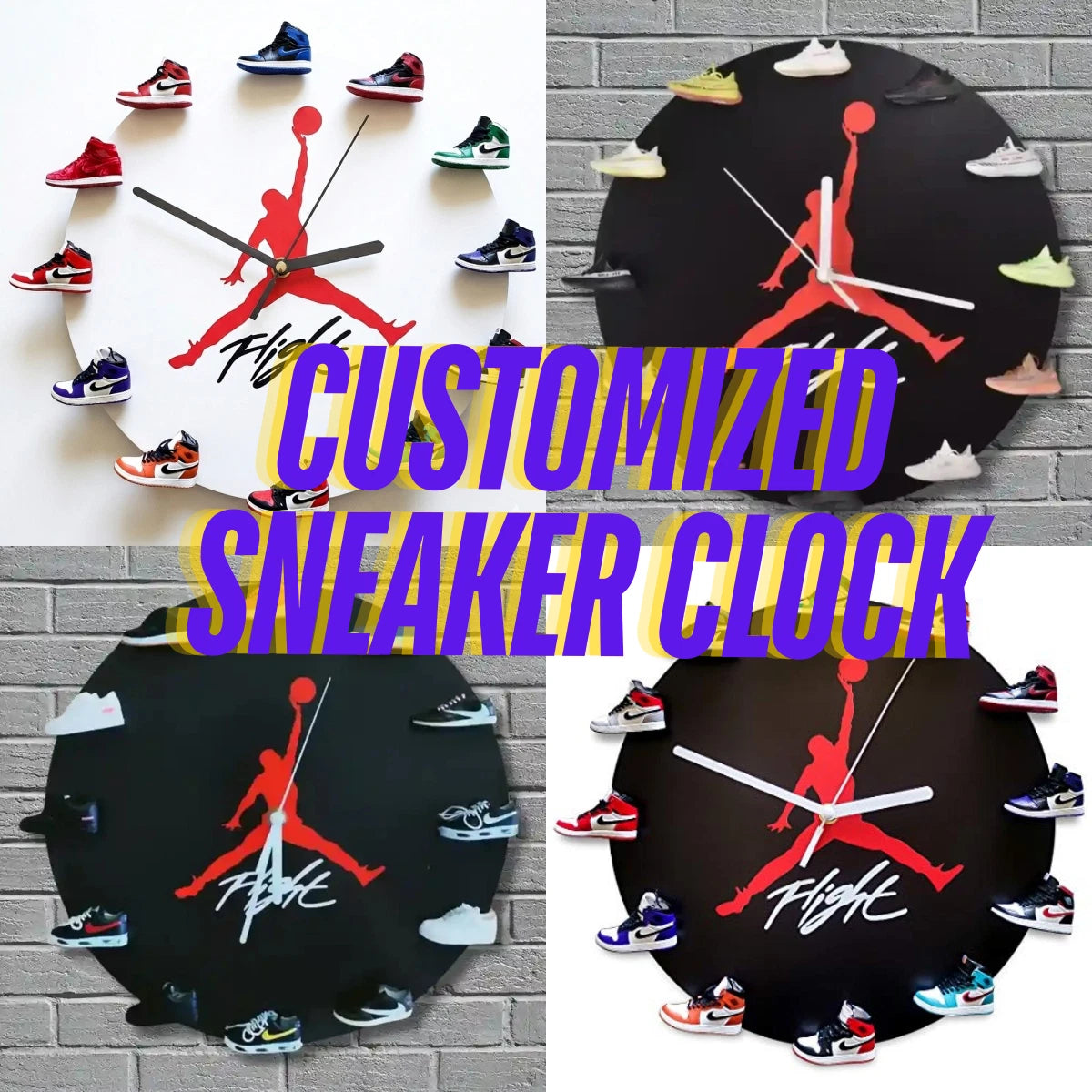 Customized Jordan Wall Clock - main image