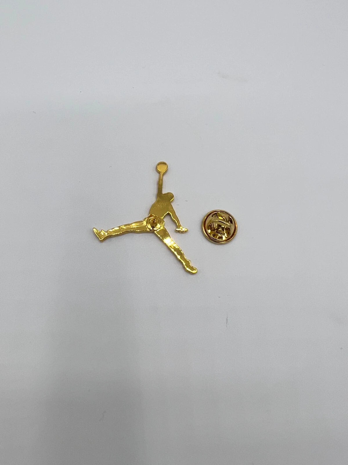 Air Jordan Jumpman Gold Logo Enamel Pin front