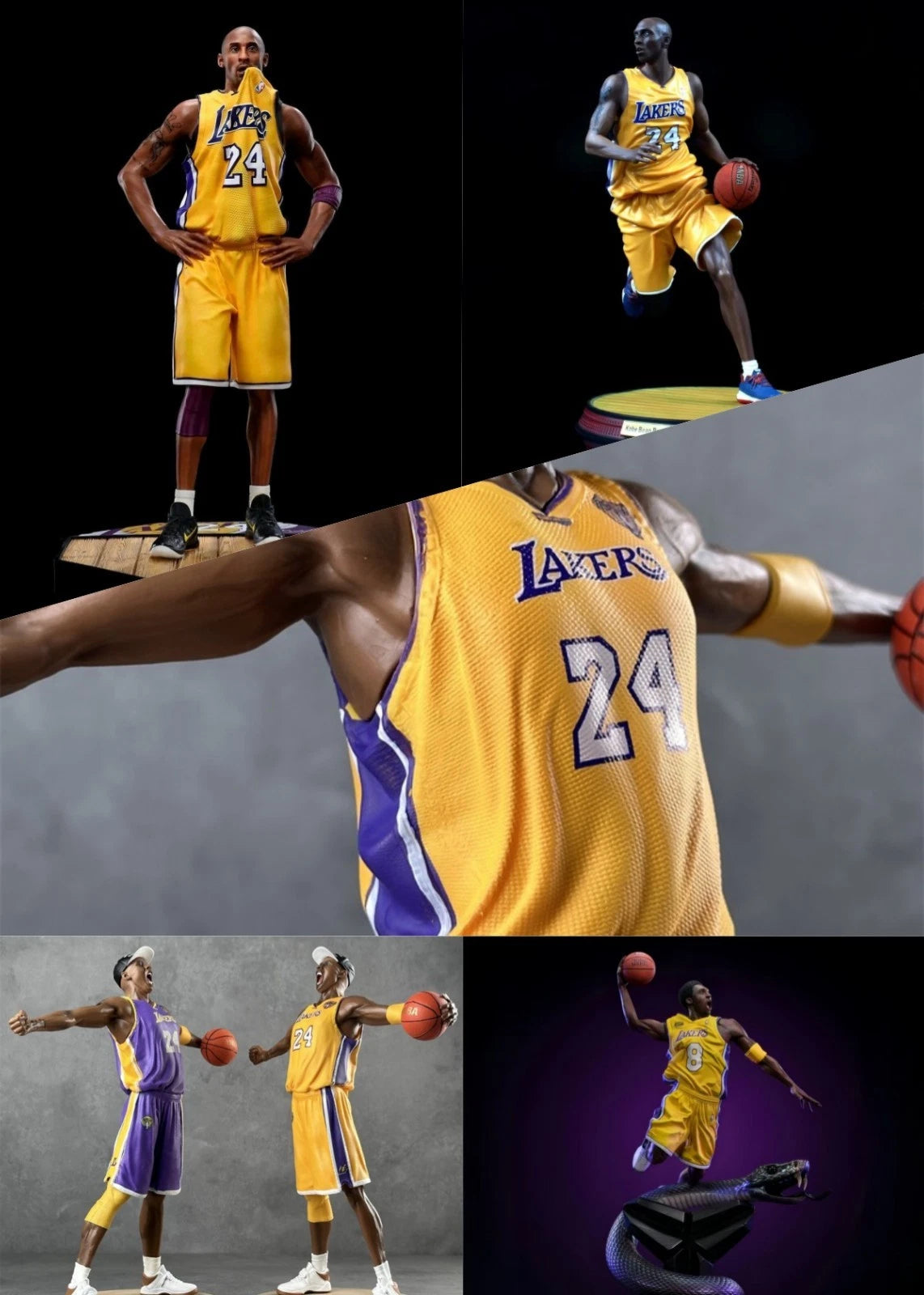 Kobe Bryant Legend Memorial Statue 12in
