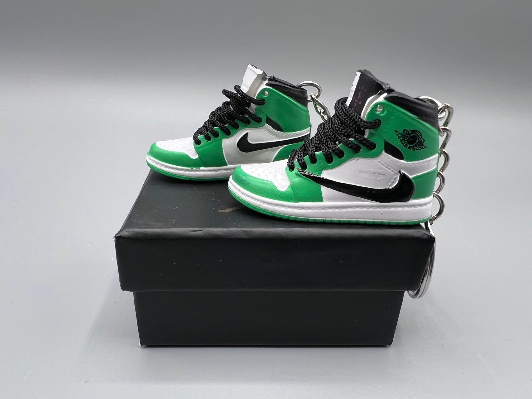 1:6 Scale Mini Sneaker – Doll Wear or Keychain - "Reverse Green"